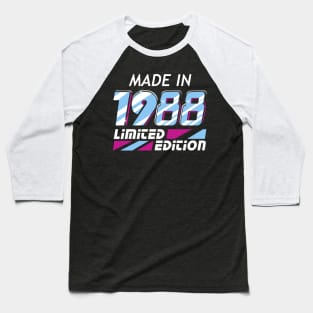 Made in 1988 All Original Parts Baseball T-Shirt